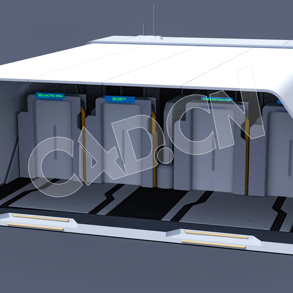 C4D未来城市科技舱门进出口模型 - C4D之家 - 16.jpg