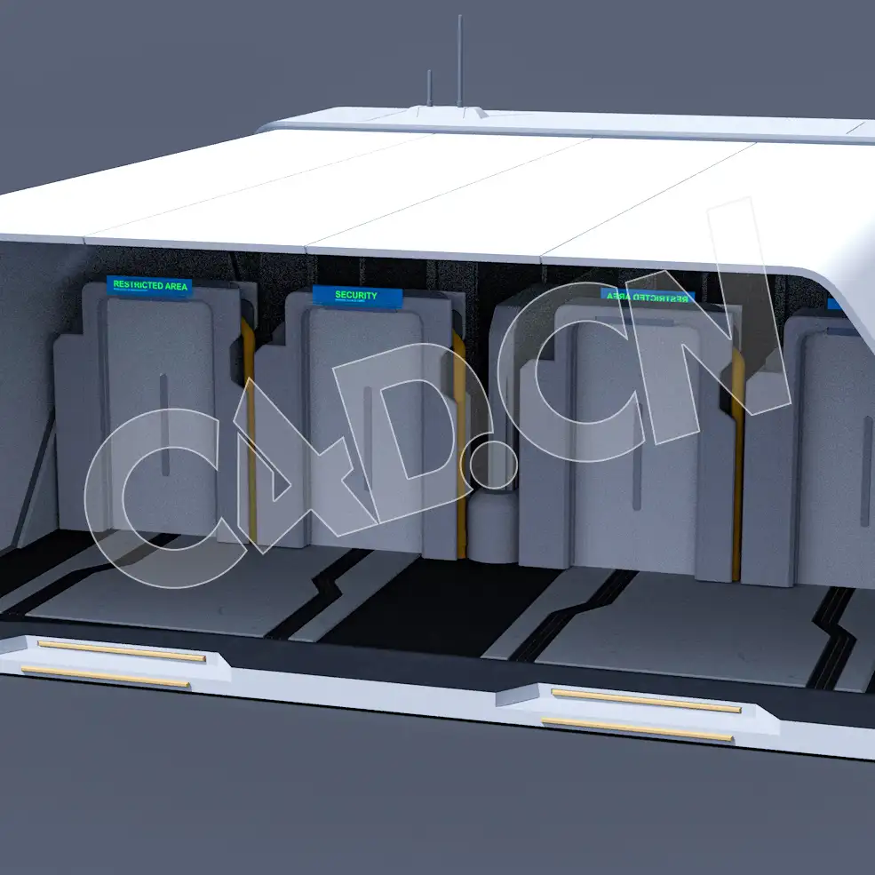 C4D未来城市科技舱门进出口模型 - C4D之家 - 16.jpg