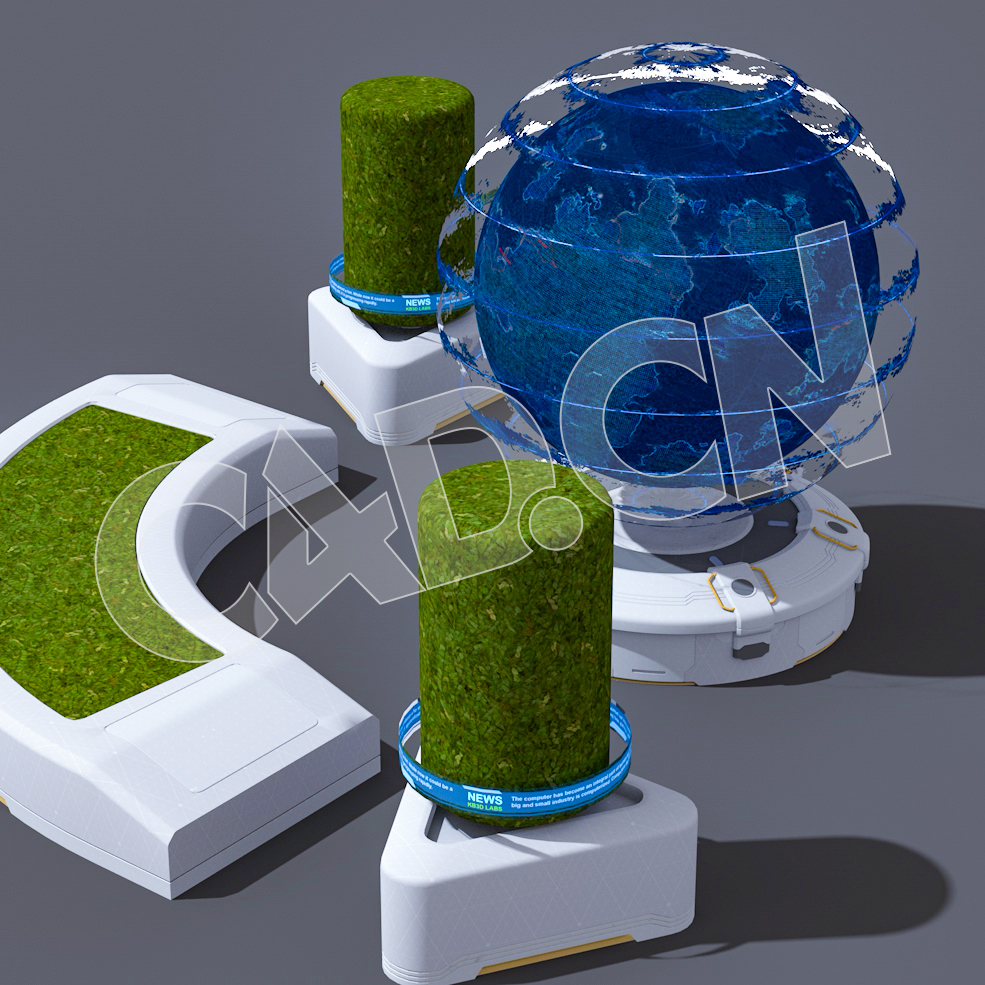 C4D智慧城市未来城市数字地球模型 - C4D之家 - 25.jpg