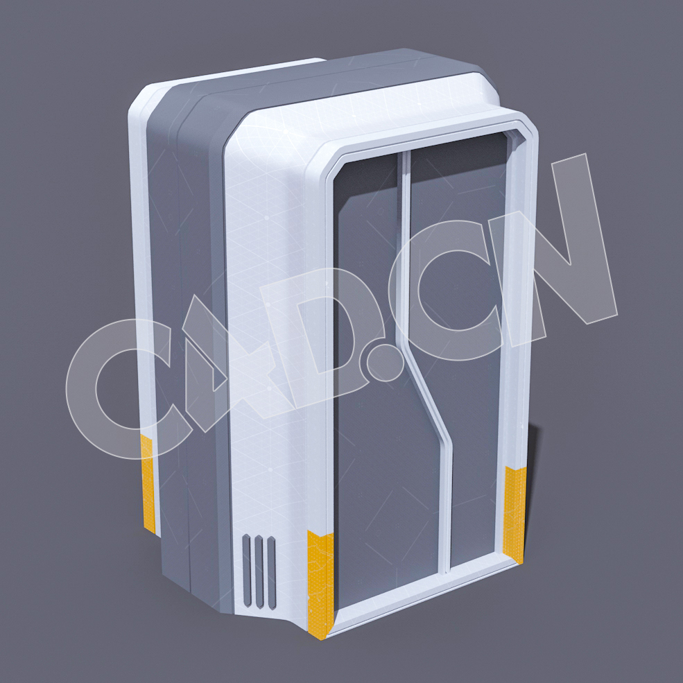 C4D科技城市未来城市科幻舱门模型 - C4D之家 - 35.jpg