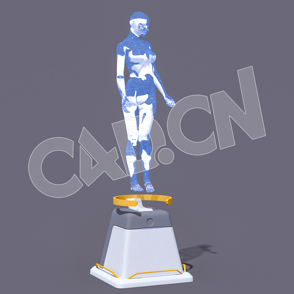 C4D科幻城市未来城市悬浮数字人体模型 - C4D之家 - 38.jpg