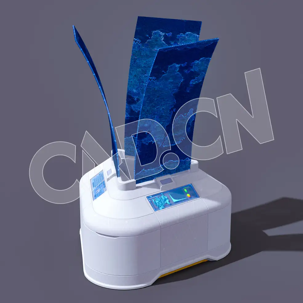 C4D智慧城市未来城市数字控制台模型