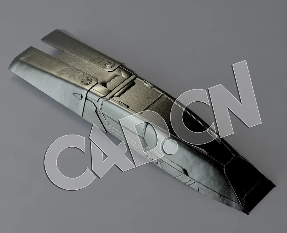 C4D科幻飞行器机械零件模型 Spaceship Kit Mechanical parts-07 - C4D之家 - 07.jpg