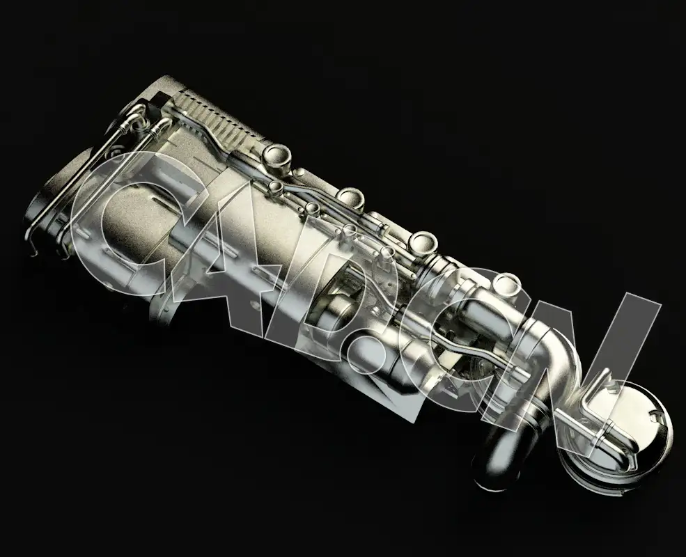 C4D科幻飞行器机械零件模型 Spaceship Kit Mechanical parts-12 - C4D之家 - 12.jpg
