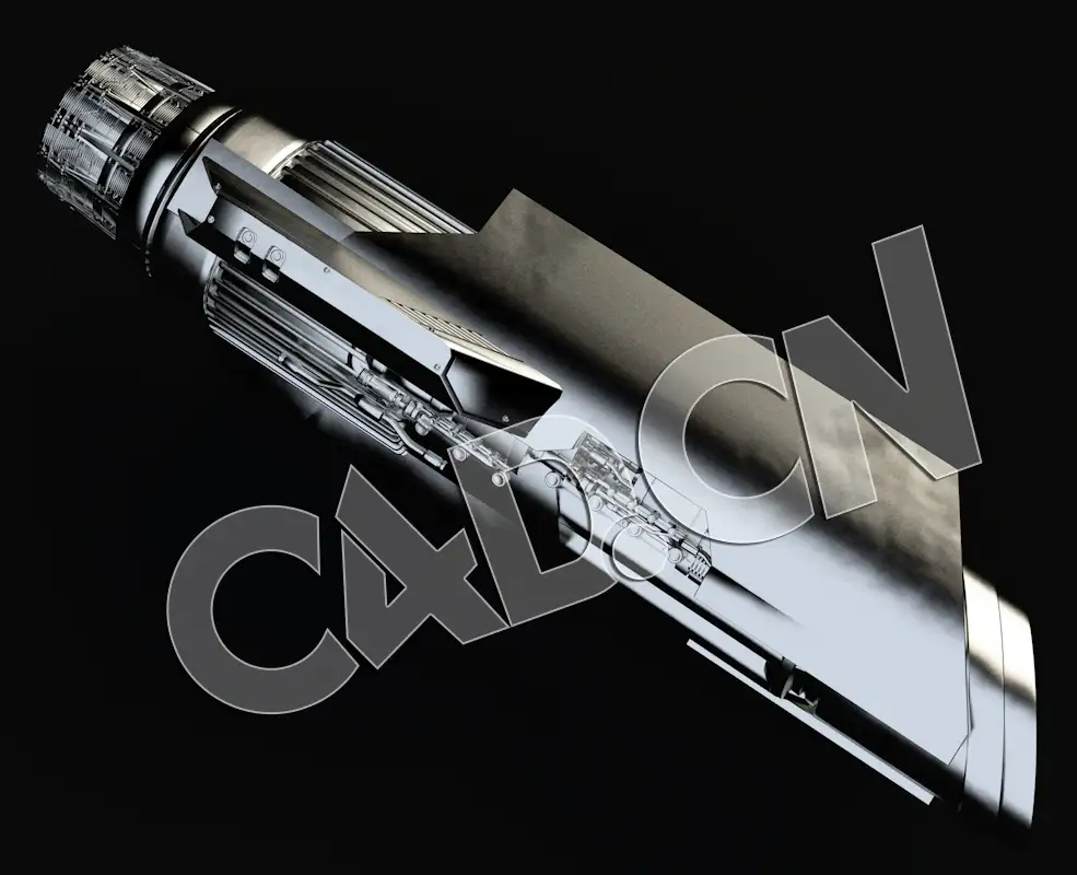 C4D科幻飞行器机械零件模型 Spaceship Kit Mechanical parts-28