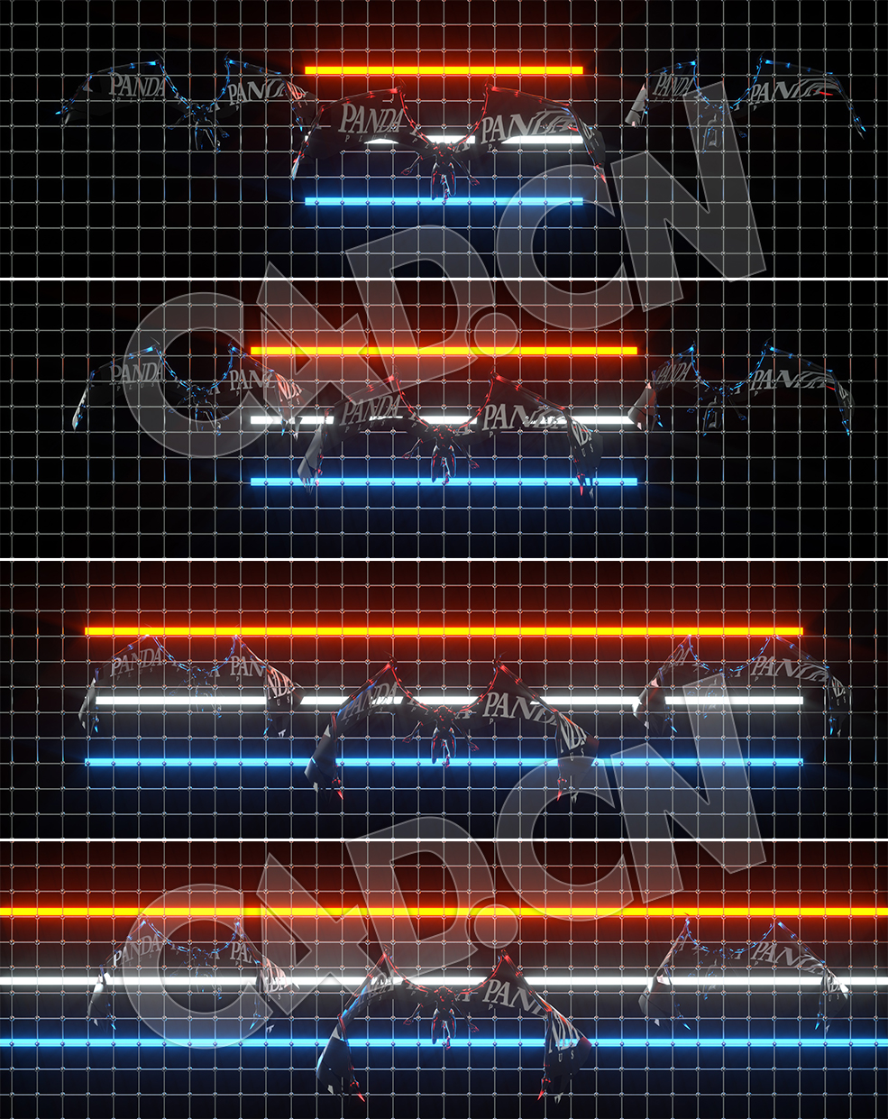 C4D OCTANE飞龙恐龙翼龙人体飞翔VJ动画工程