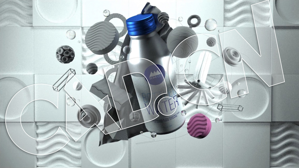 C4D使用REDSHITF红移渲染器渲染功能性饮料水瓶广告海报进阶教程 Cinema 4D Ascent