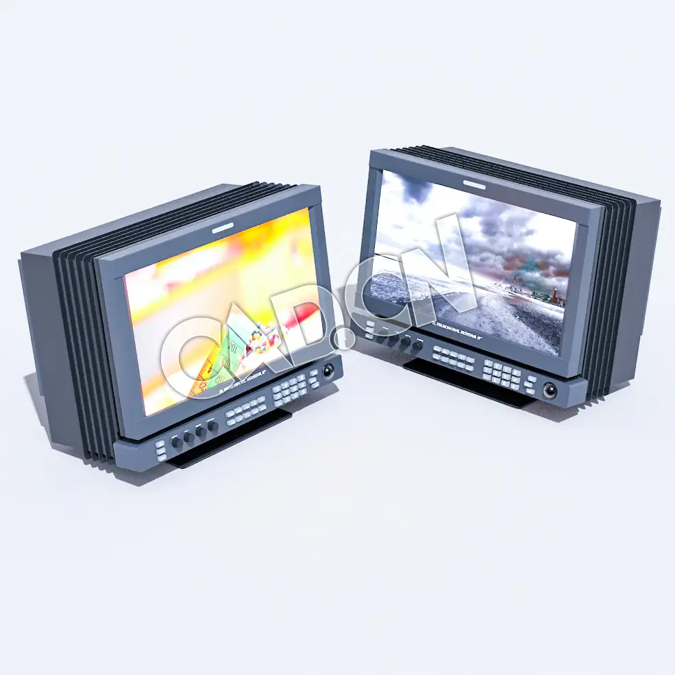 C4D视频监视器模型 Video Production Pack - Video Monitor