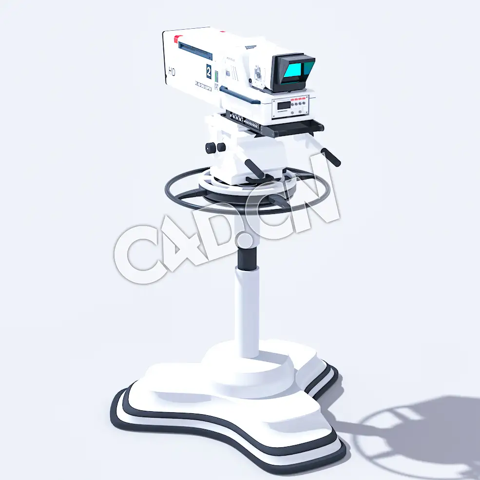 C4D电视摄像机模型 Video Production Pack - TV Camera - C4D之家 - 04.jpg
