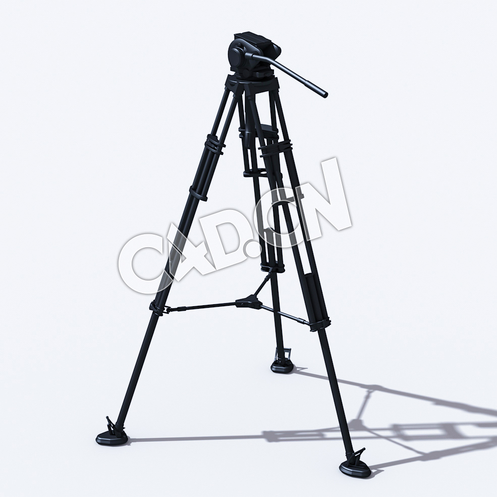 C4D三脚架模型 Video Production Pack - Tripod - C4D之家 - 05.jpg