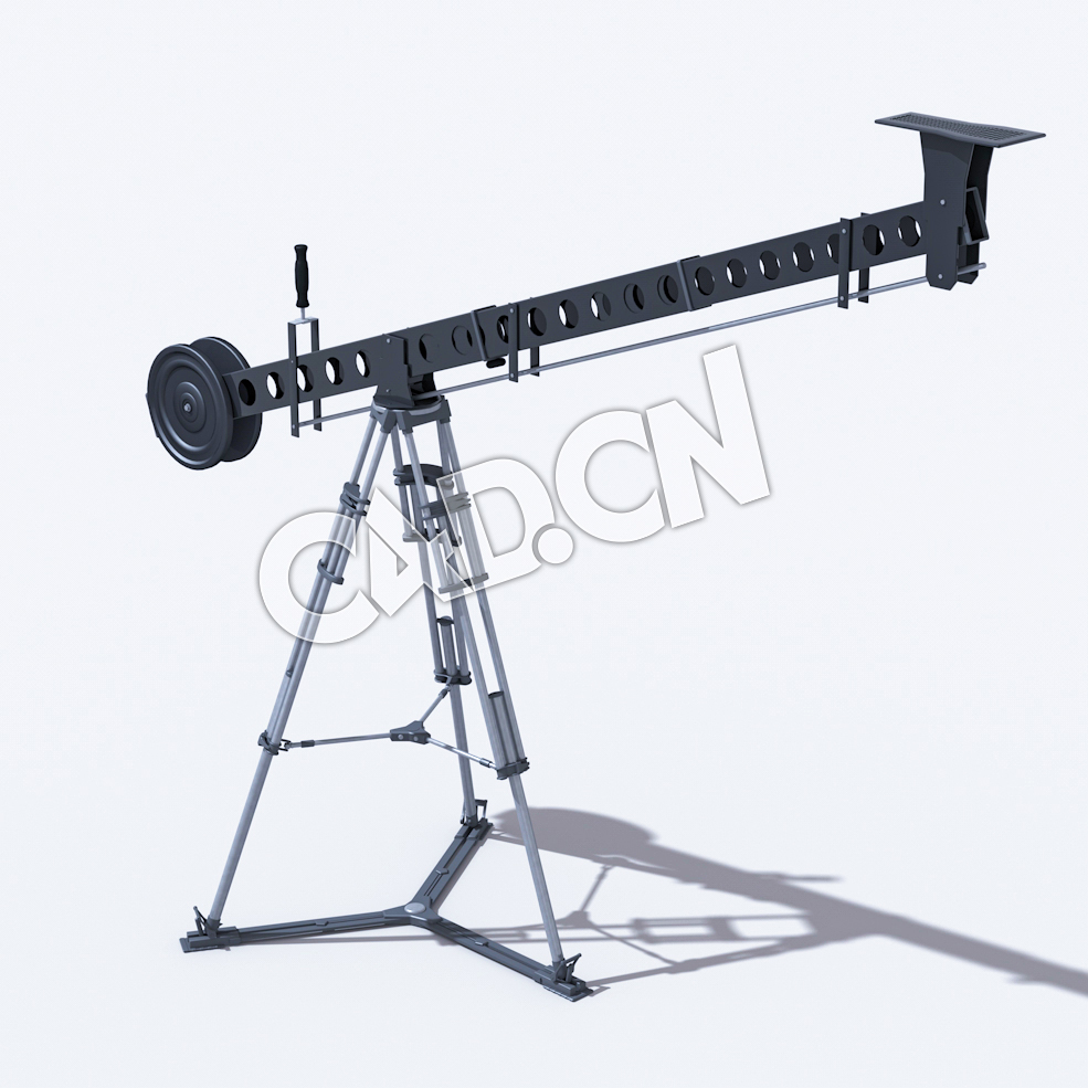 C4D摄像机起重机摄像机摇臂模型 Video Production Pack - Camera Crane