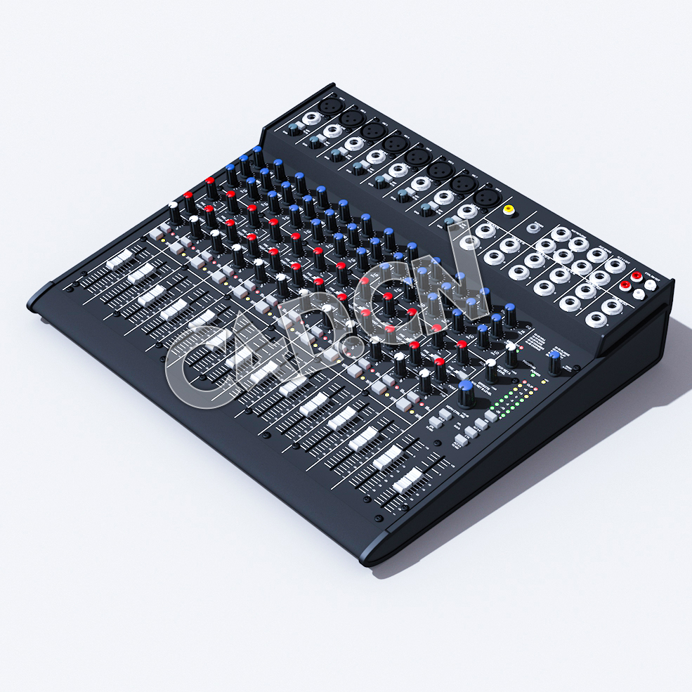 C4D音频混音器模型 Video Production Pack - Audio Mixer