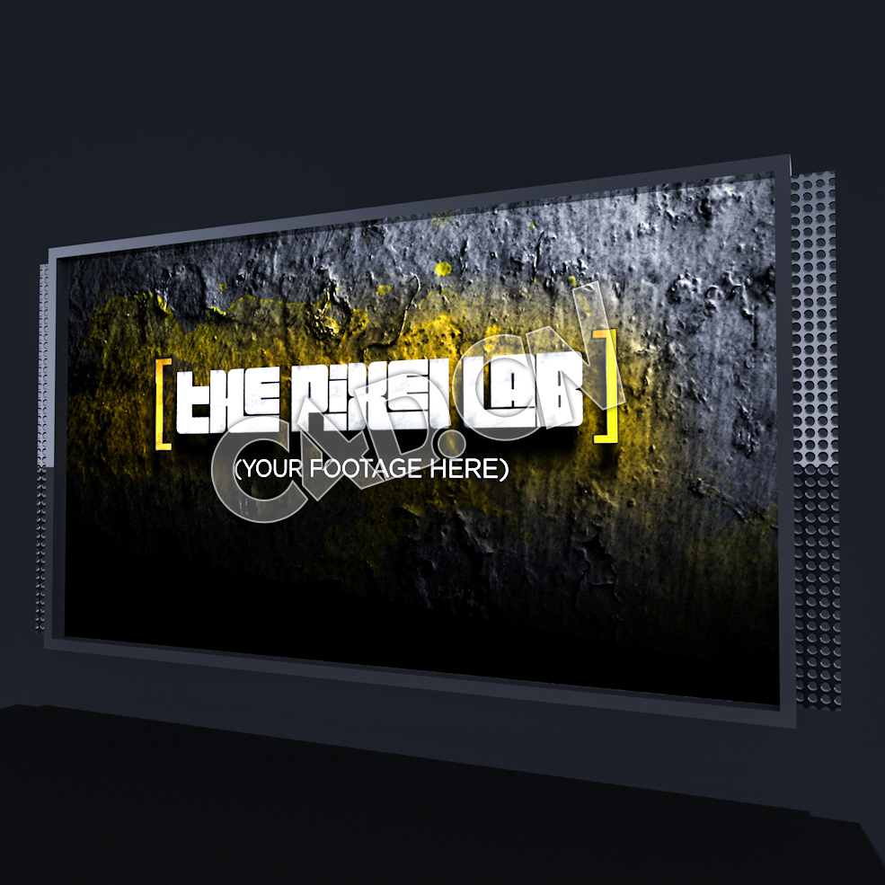 C4D视频简易监视器模型 Simple-Monitor