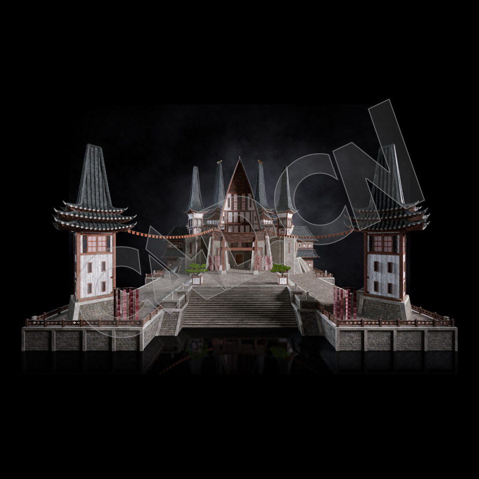 C4D香格里拉中式建筑模型 Kitbash3d-Shangri-La_BldgLG_I_grp - C4D之家 - 09.jpg