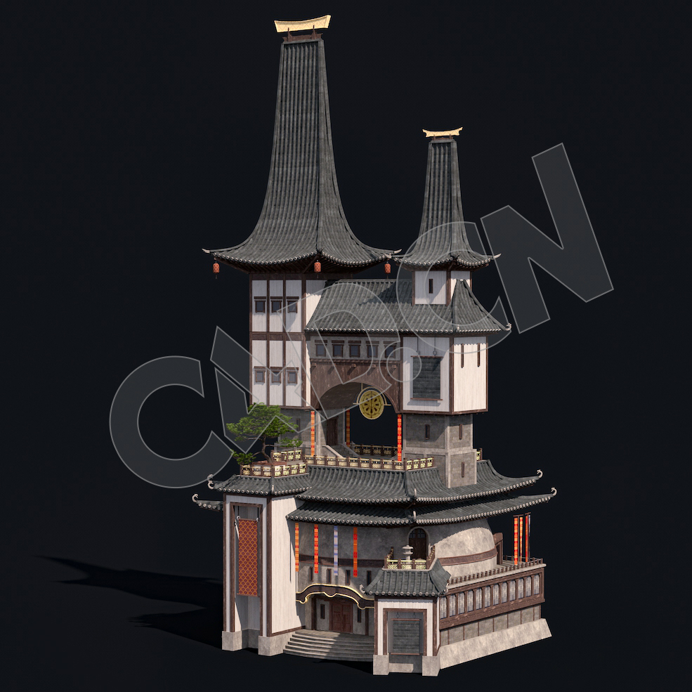 C4D香格里拉中式建筑模型 Kitbash3d-Shangri-La_BldgMD_I_grp - C4D之家 - 19.jpg