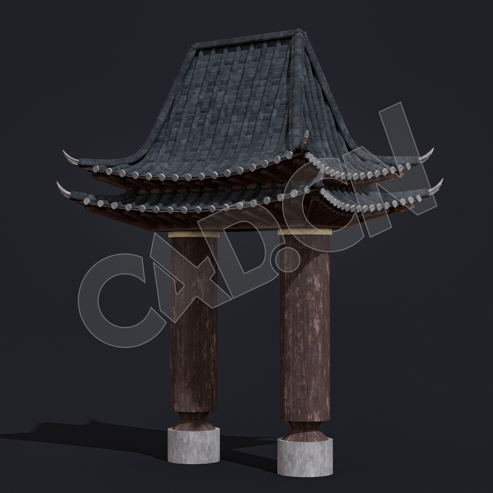 C4D牌楼香格里拉中式建筑模型 Kitbash3d-Shangri-La_Gate_C_grp - C4D之家 - 34.jpg