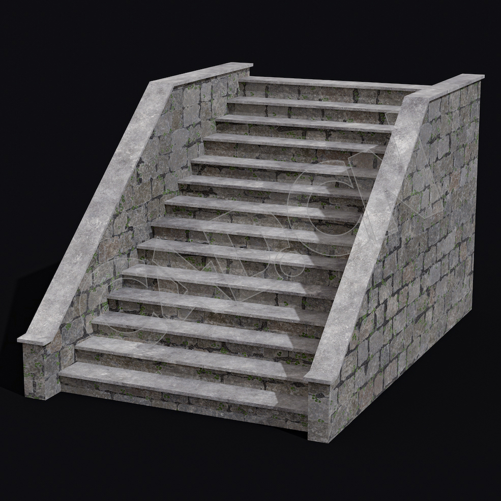 C4D十四层石头台阶香格里拉中式建筑模型 Kitbash3d-Shangri-La_Stairs_C_grp - C4D之家 - 45.jpg