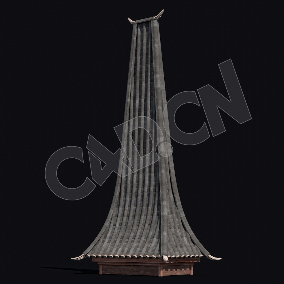 C4D屋顶香格里拉中式建筑模型 Kitbash3d-Shangri-La_Tower_H_grp - C4D之家 - 53.jpg