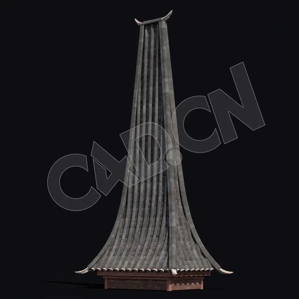 C4D屋顶香格里拉中式建筑模型 Kitbash3d-Shangri-La_Tower_H_grp - C4D之家 - 53.jpg