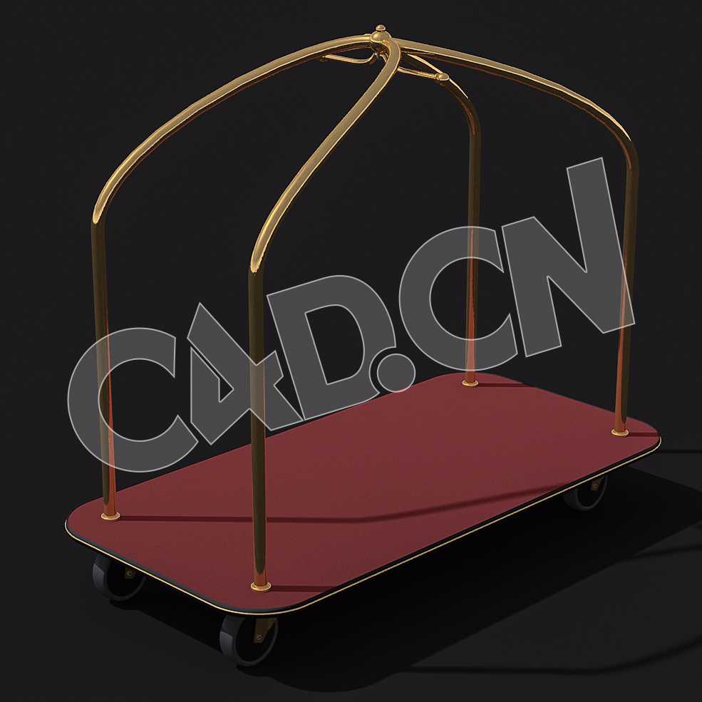 C4D酒店平板推车模型 Hotel-Trolley 3d model - C4D之家 - 12-Hotel-Trolley.jpg