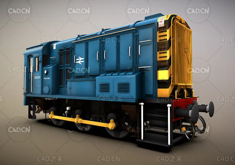 C4D英国铁路火车车厢模型 - C4D之家 - 23.jpg