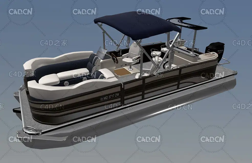 C4D海上船舶游船模型 - C4D之家 - 26.jpg