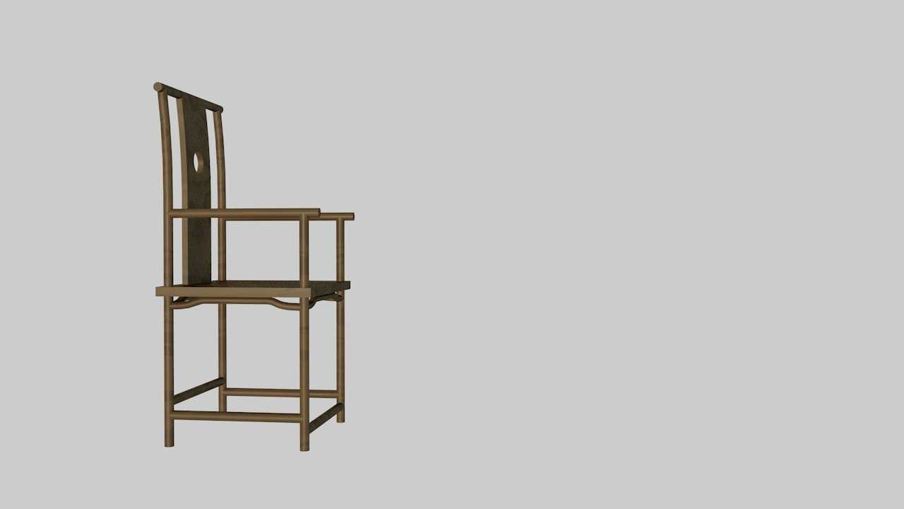 无名茶室（三）C4D室内书房新中式家具主人椅建模思路及模型 - C4D之家 - chair1.jpg