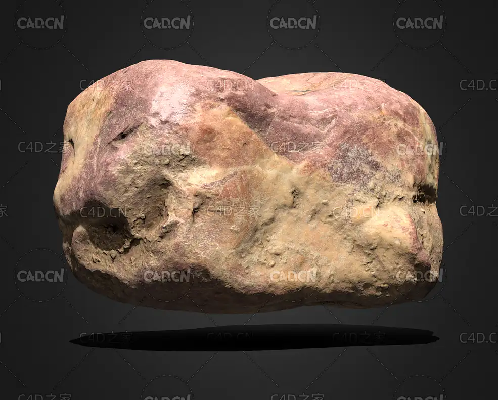 C4D大石头模型 stone 3d model - C4D之家 - 44.jpg