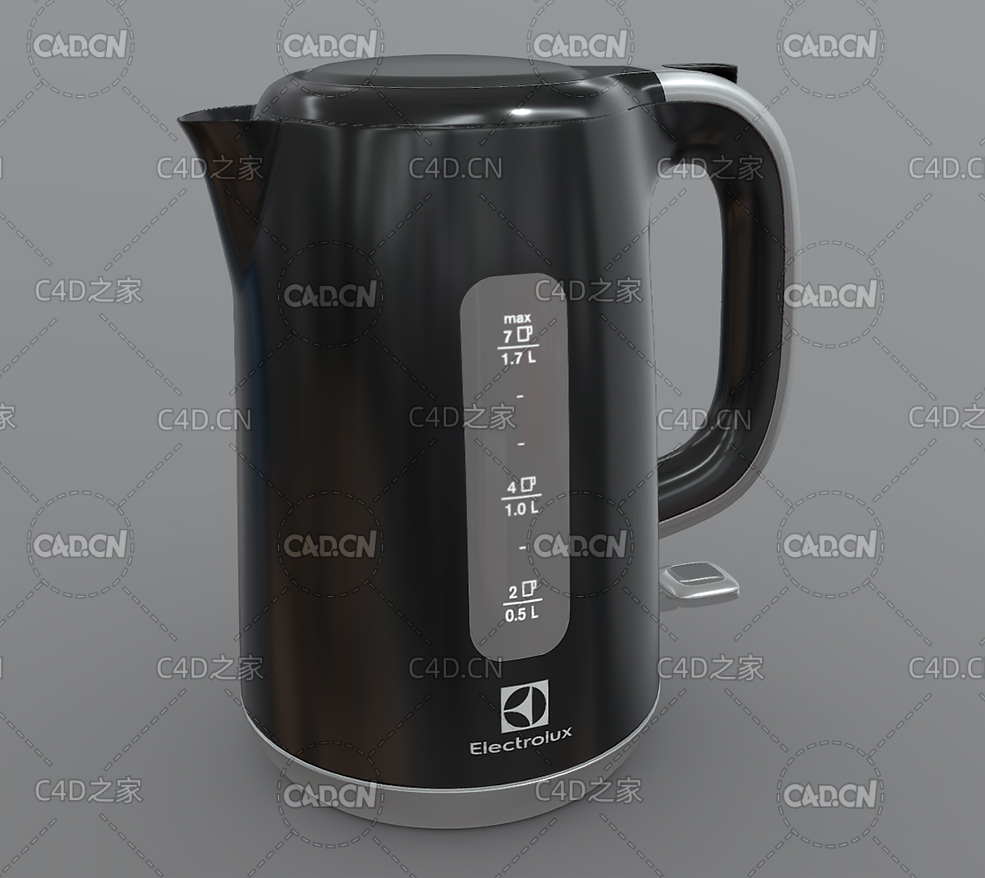 C4D伊莱克斯电热水壶模型 czajnik - C4D之家 - 71.jpg