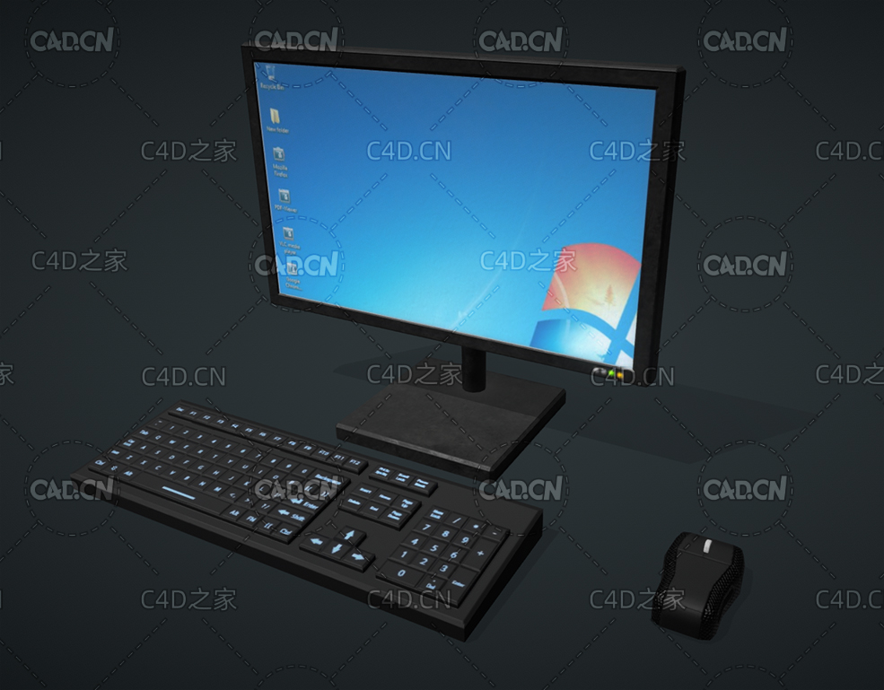 C4D电脑显示器键盘鼠标模型 - C4D之家 - 75.jpg