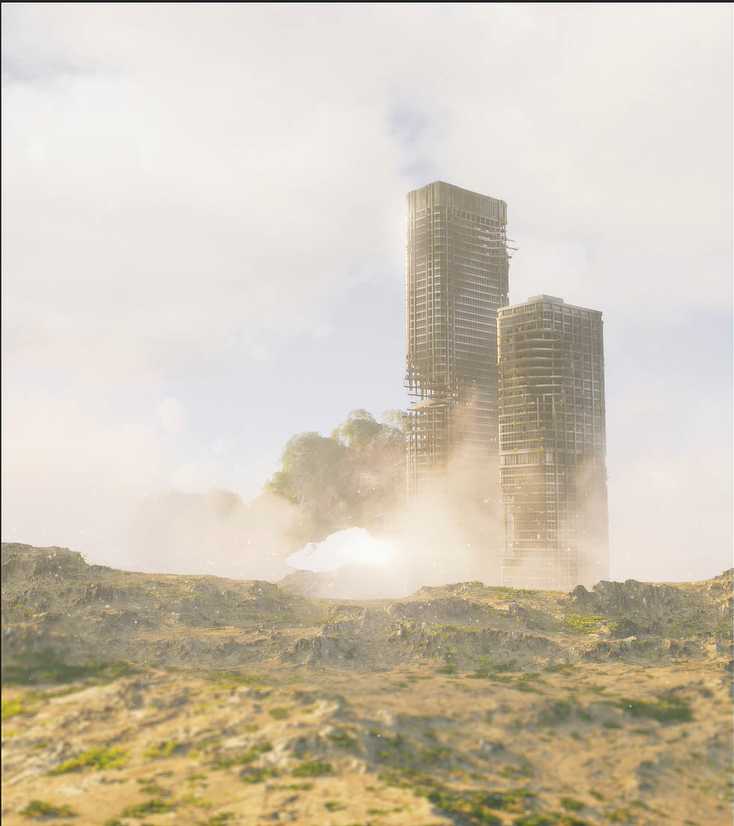 C4D教程：CG场景-失落的世界主题画面设计实战 - C4D之家 - CG场景-失落的世界主题画面设计实战