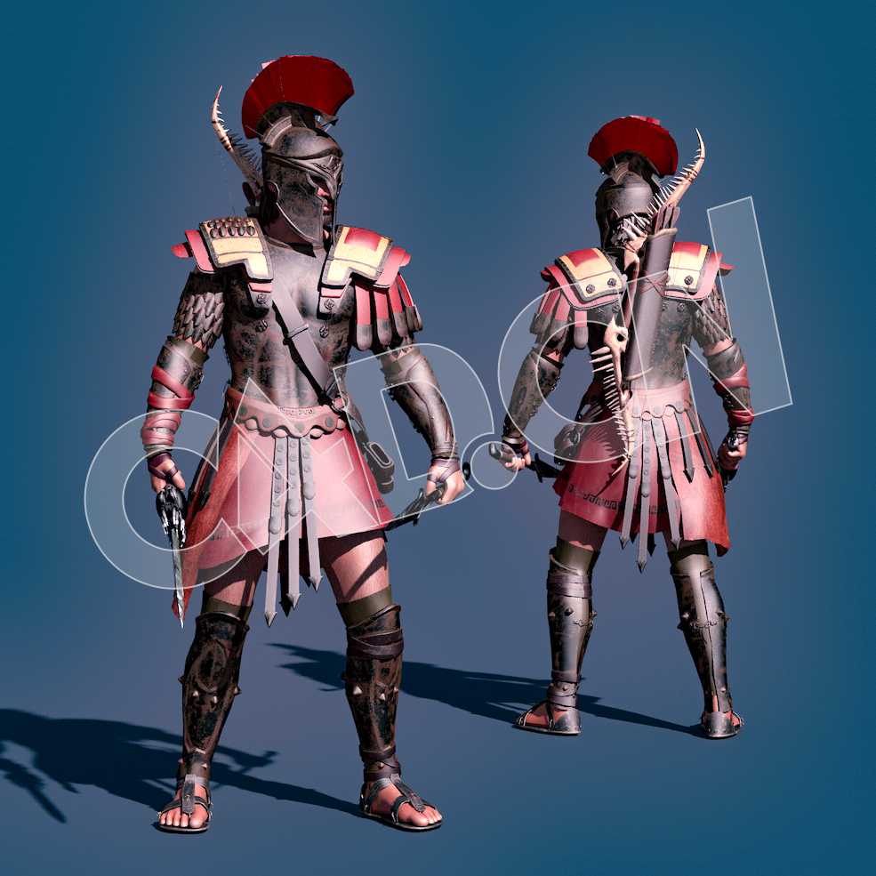 C4D刺客信条奥德赛-斯巴达战争英雄战士模型 Spartan War Hero - C4D之家 - Spartan-War-Hero.jpg