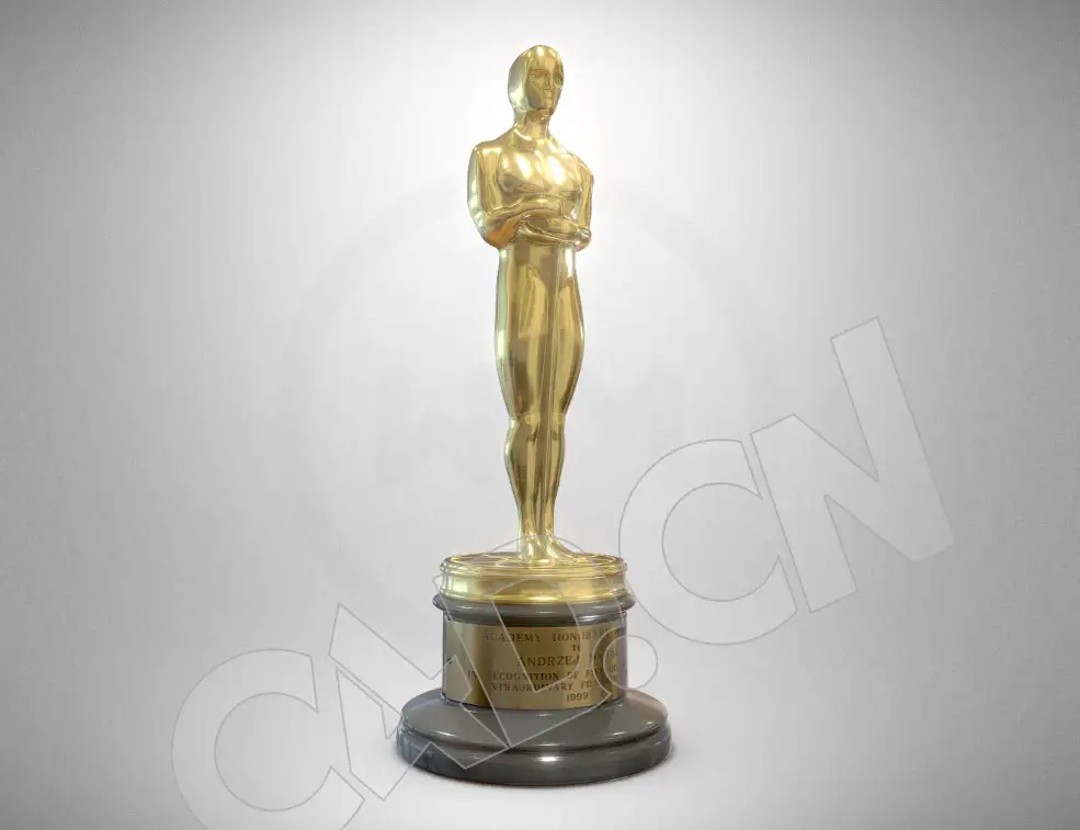 C4D奥斯卡金像奖小金人模型 The Academy Award - statuette - C4D之家 - 55.jpg