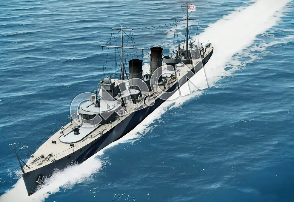 C4D海军舰艇军舰舰船-阿利·伯克级驱逐舰模型 B Class Destroyer 3d Model - C4D之家 - 11.jpg