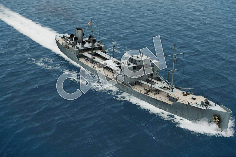 C4D海军舰艇军舰舰船-迪特马尔申级综合补给舰模型 Dithmarschen Supply Ship 3d Model - C4D之家 - 30.jpg