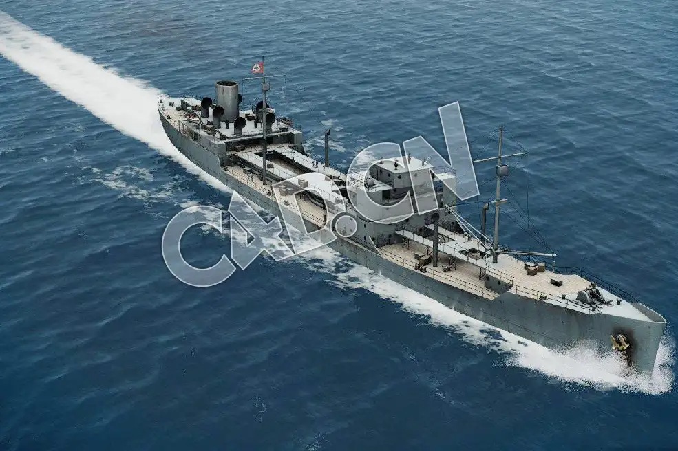C4D海军舰艇军舰舰船-迪特马尔申级综合补给舰模型 Dithmarschen Supply Ship 3d Model - C4D之家 - 30.jpg