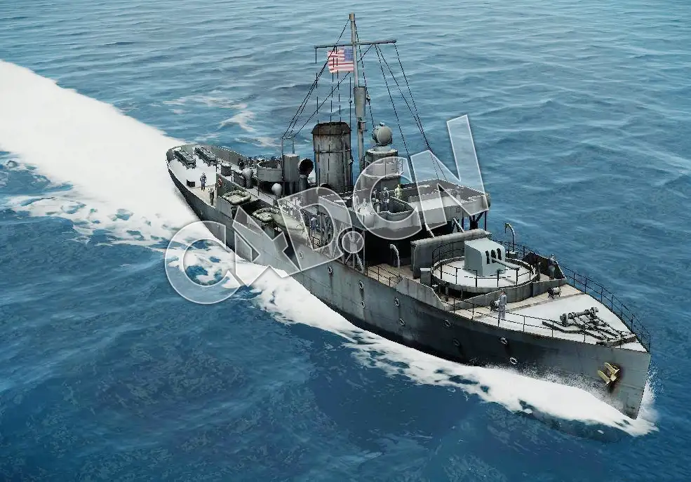 C4D海军舰艇军舰舰船-英国花级护卫舰模型 Flower corvette 3d Model - C4D之家 - 36.jpg