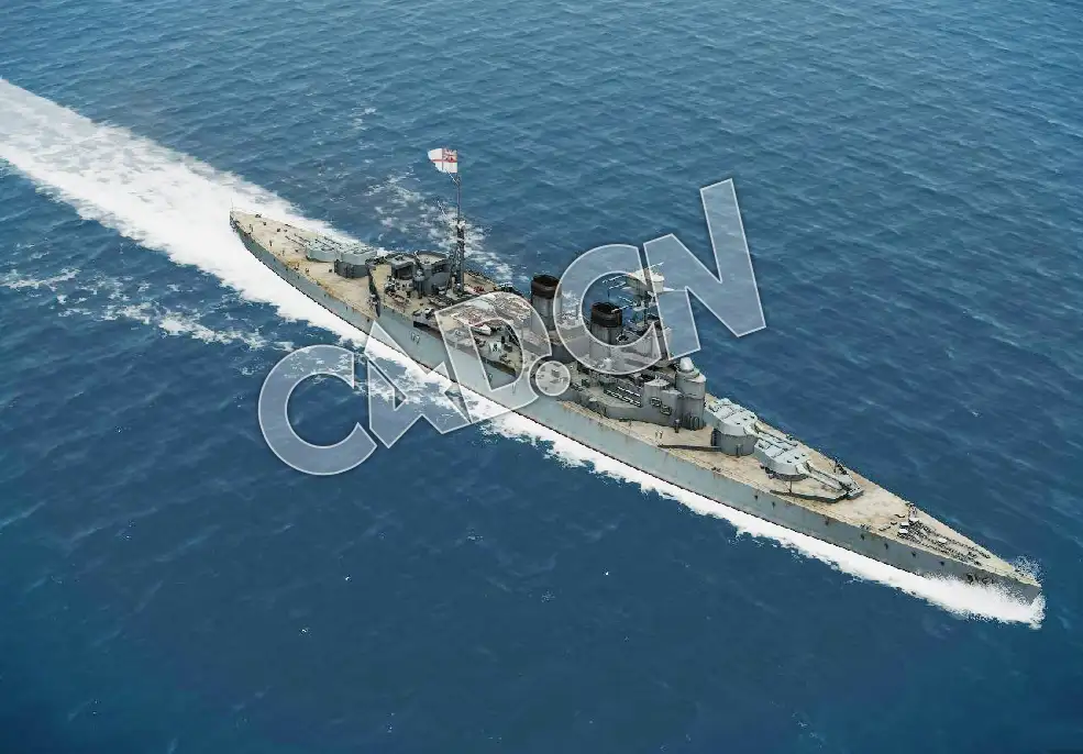 C4D海军舰艇军舰舰船-胡德号战列巡洋舰模型 Hood battleship 3d Model - C4D之家 - 44.jpg