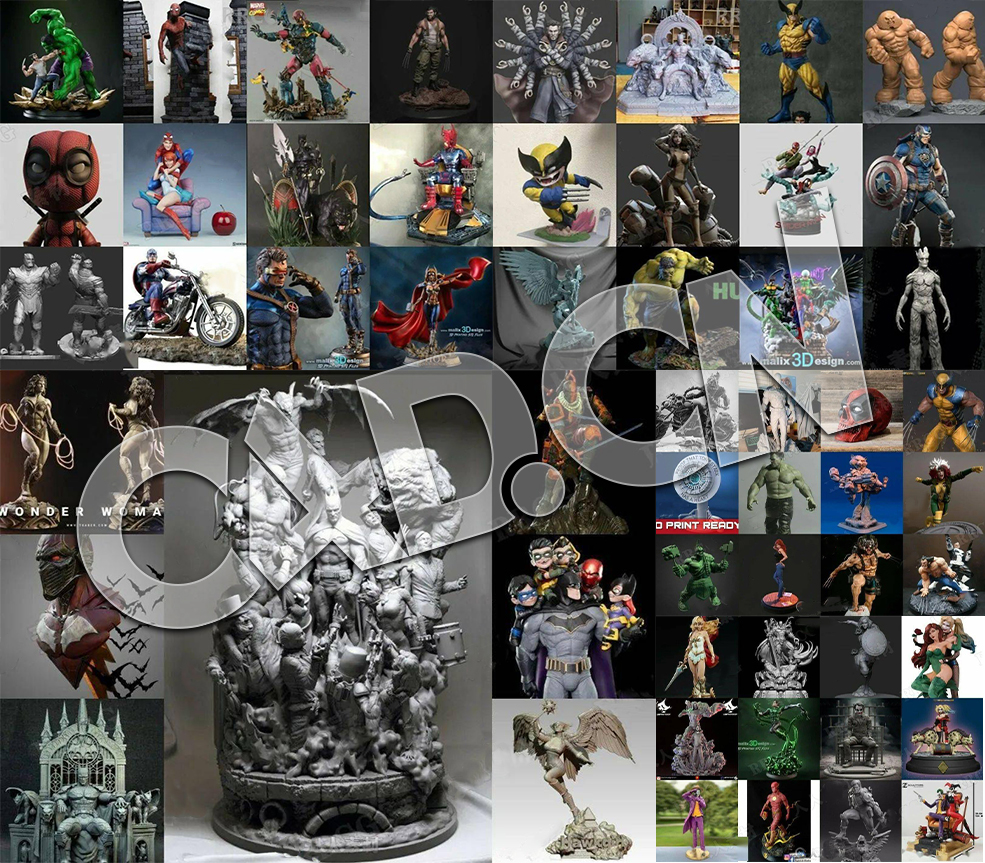 126GB动漫影视游戏3D打印角色3D模型合集 - C4D之家 - 未标题-1.jpg