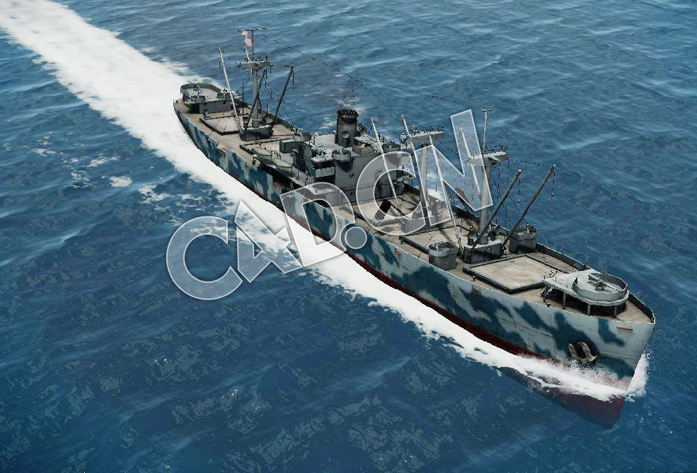 C4D海军舰艇军舰舰船-自由级濒海战斗舰模型 Liberty Cargo 3d Model - C4D之家 - 61.jpg