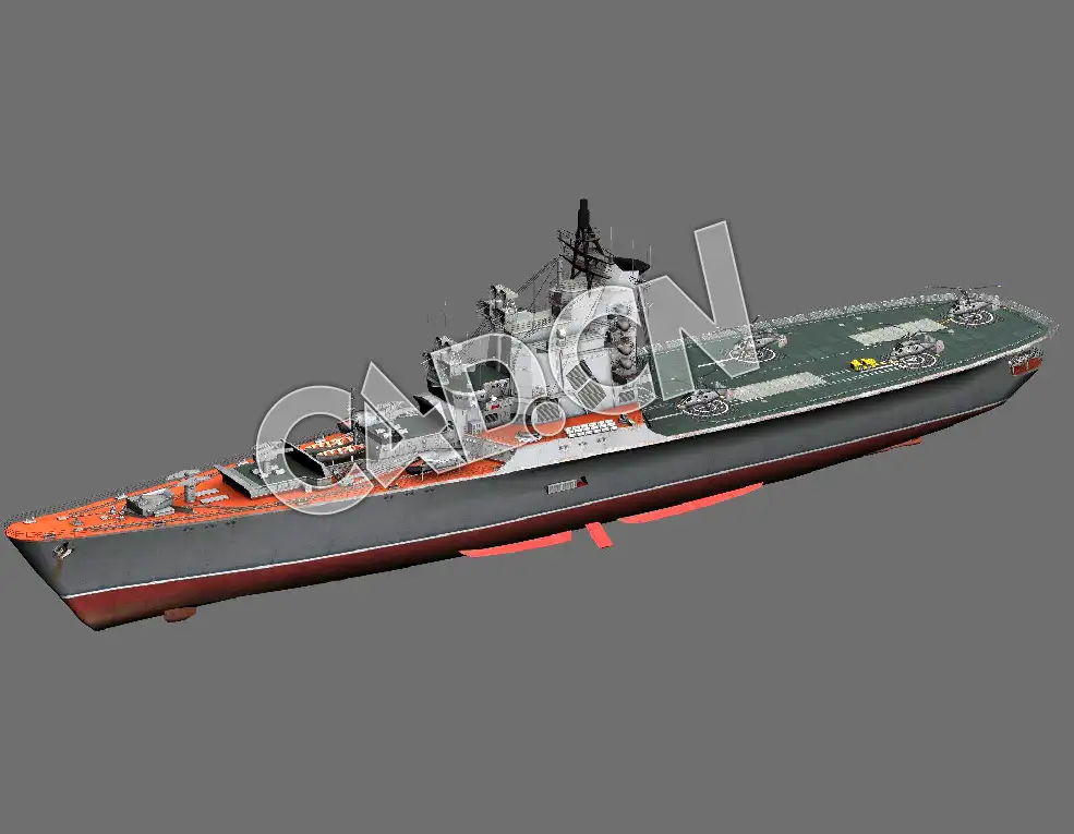 C4D海军舰艇军舰舰船-苏联莫斯科级反潜航空母舰模型 MOSKVA ASW cruisers 3d Model - C4D之家 - 71.jpg