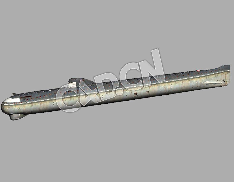 C4DN级核潜艇627型攻击核潜艇模型 November class submarine 3d Model - C4D之家 - 80.jpg