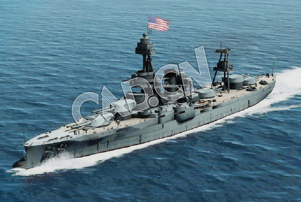 C4D海军舰艇军舰舰船- 纽约级战列舰模型 New York battleship 3d Model - C4D之家 - 76.jpg