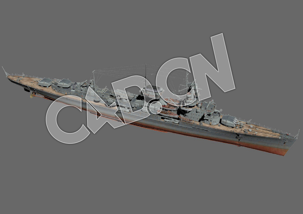 C4D海军舰艇军舰舰船-纽伦堡号轻型巡洋舰模型 Nurnberg 1935 3d Model - C4D之家 - 81.jpg