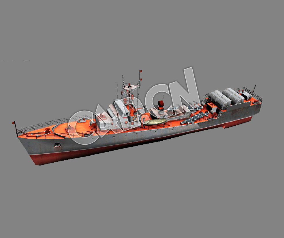 C4D波蒂级猎潜艇模型 Poti 3d Model - C4D之家 - 86.jpg