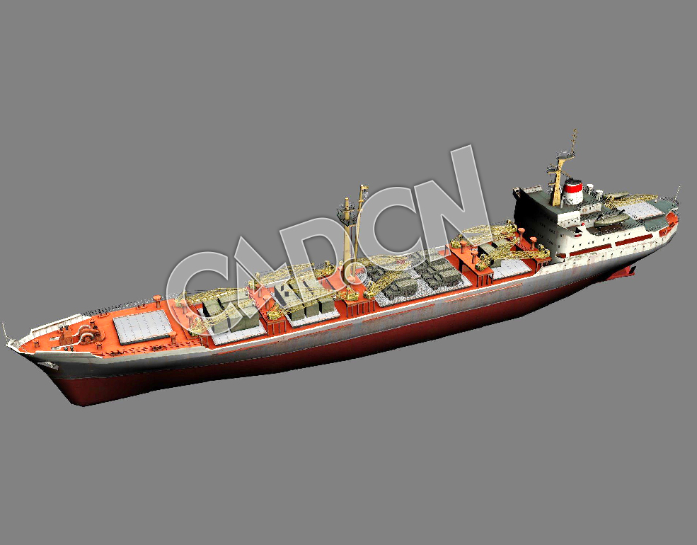 C4D海军舰艇军舰舰船-波尔塔瓦级战列舰模型 Poltava 3d Model - C4D之家 - 85.jpg