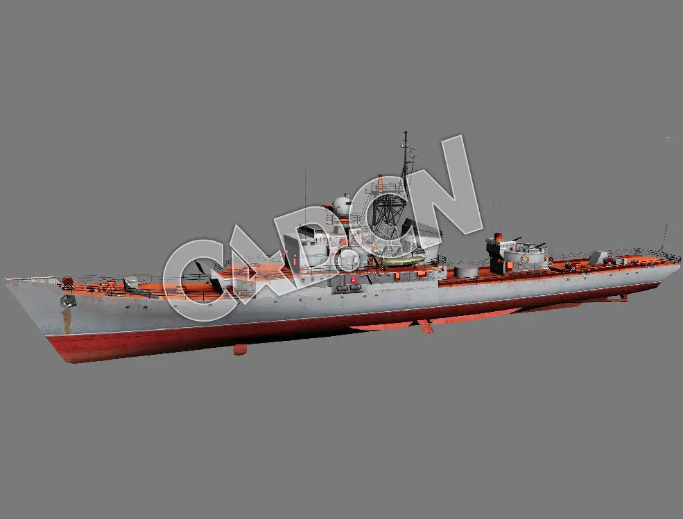 C4D海军舰艇军舰舰船-里加级护卫舰模型 Riga 3d Model - C4D之家 - 93.jpg