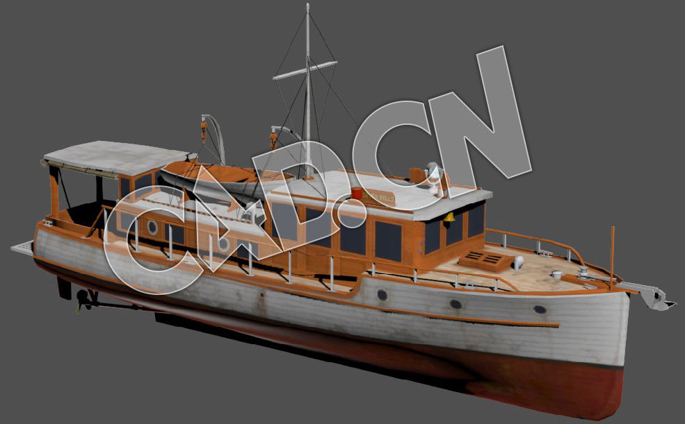 C4D复古游船模型 Seven Bells 3d Model - C4D之家 - 100.jpg
