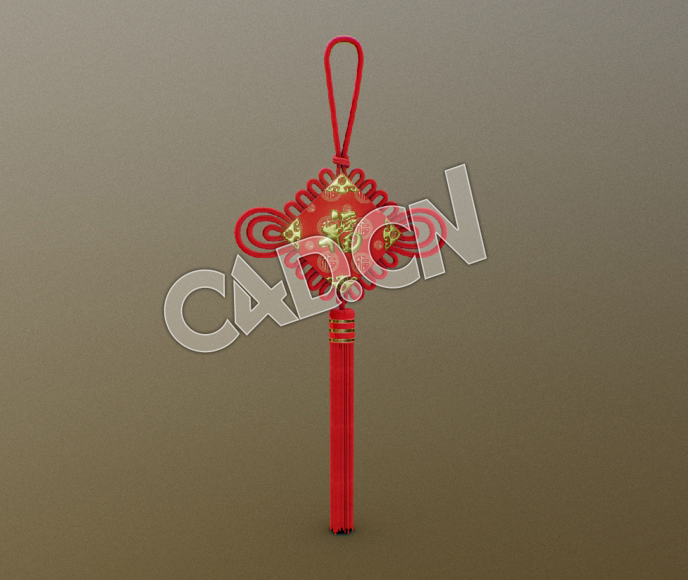 C4D中国结模型 Chinese knotting 2 - C4D之家 - 33-Chinese knotting-2.jpg