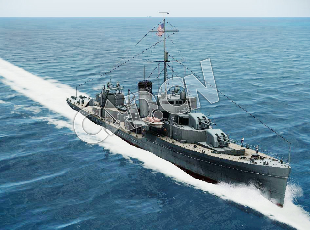 C4D海军舰艇军舰舰船-美国海军索莫斯号驱逐舰模型 Somers destroyer 3d Model - C4D之家 - 104.jpg